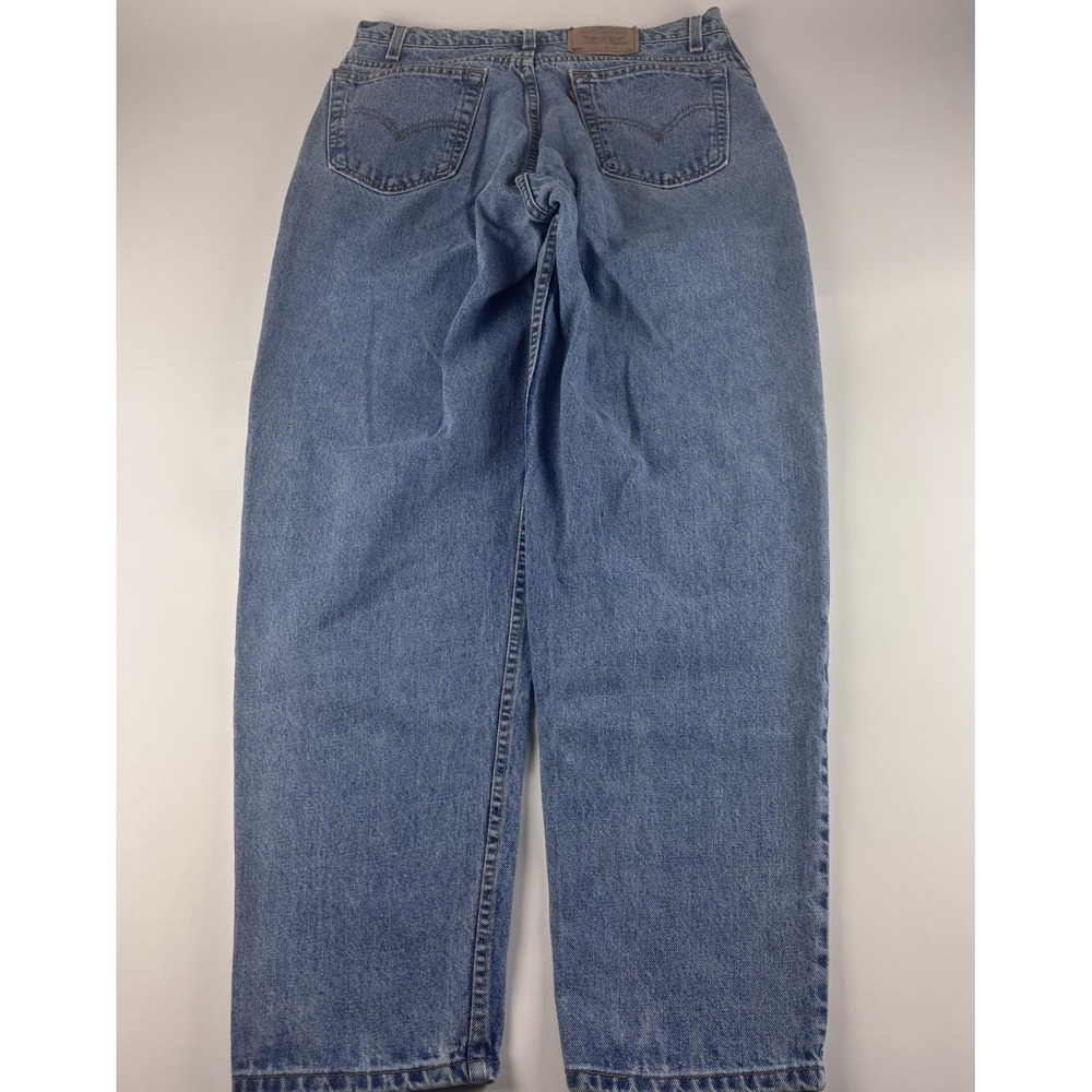 Levis 560 Men's 36x32 Jeans Loose Fit Tapered Medium Wash USA 90s Denim Vintage - Picture 4 of 13